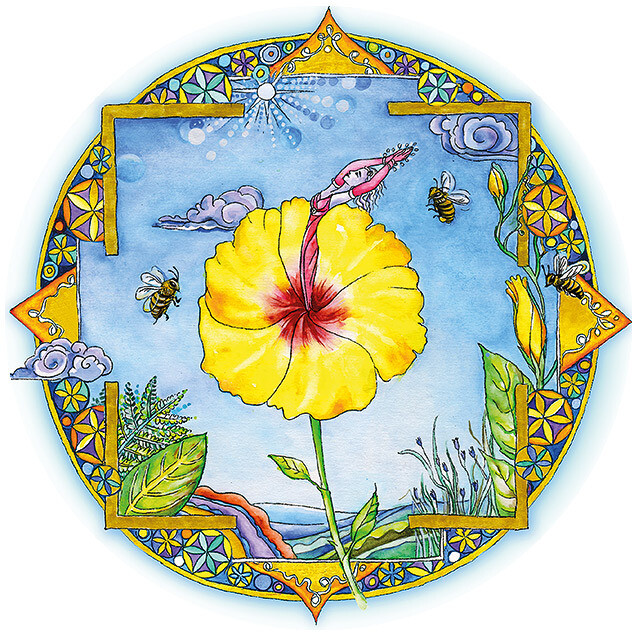 Hello Sunshine / 14cm  Window Sticker