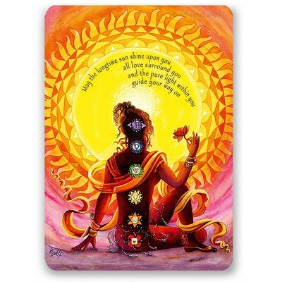 Starlight on Yoga, Set of 9 cards