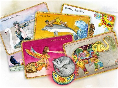 Power Animals of Yoga,  Set of 10 cards