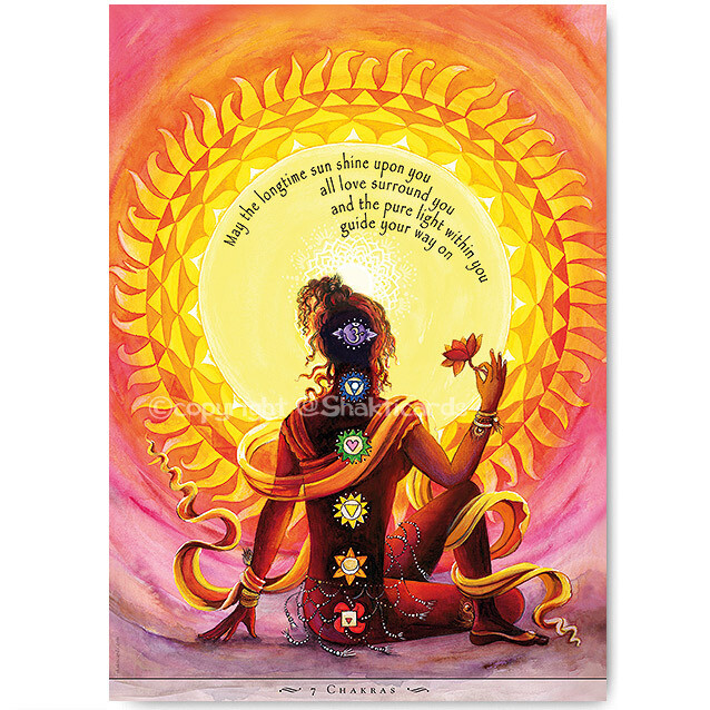 May the sun shine longtime, Yogaposter A3​