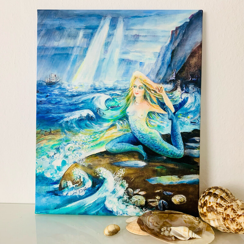 Be Water / 40 x 50 cm