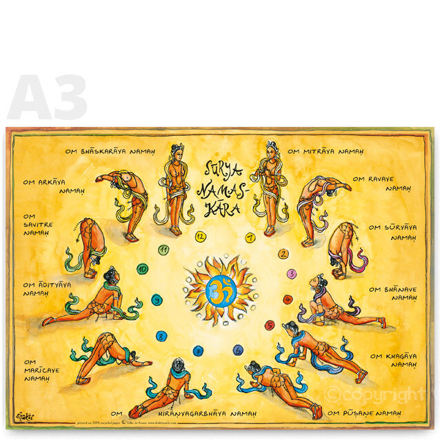 Sun Salutation, Poster A3​