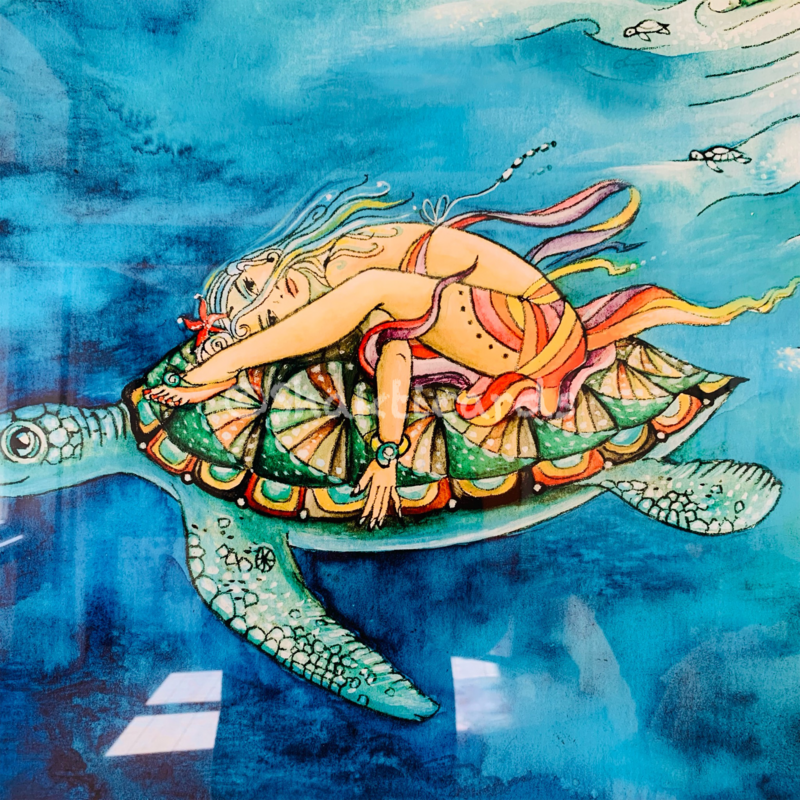 The Turtle / ACRYL 90 x 60 cm