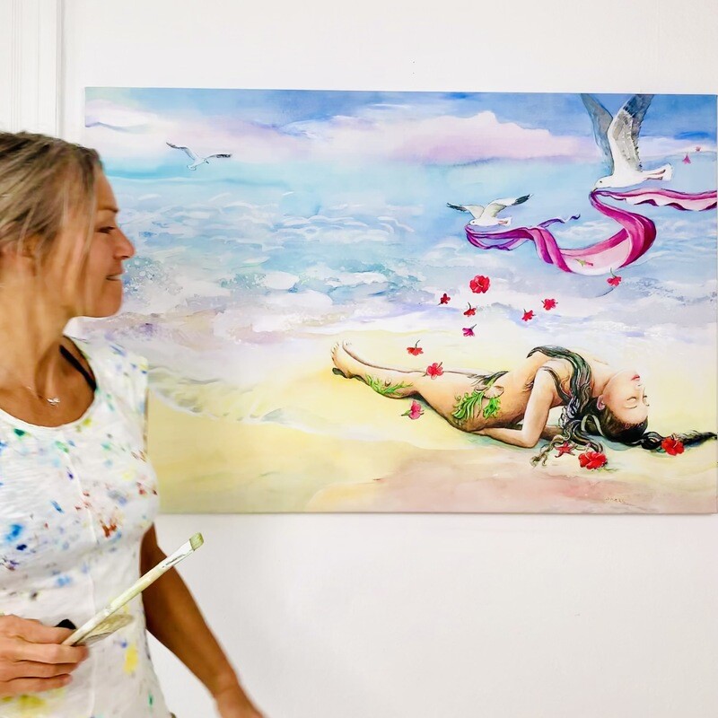 Rebirth of the Venus / 120 x 80 cm