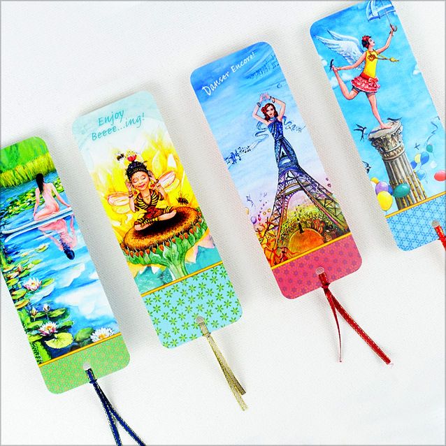 Set of 10 bookmarks