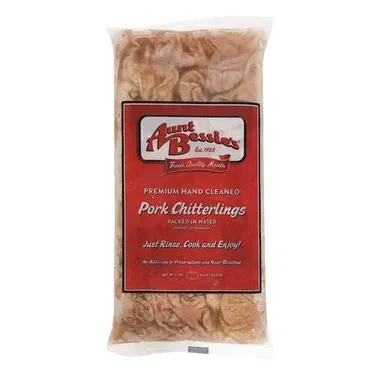 Aunt Bessie's Hand Cleaned Chitterlings, 5lb Bag