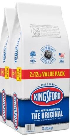 Twin Pack Kingsford Charcoal, 24lbs