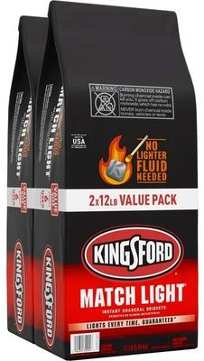 Twin Pack Matchlight Charcoal, 24lbs
