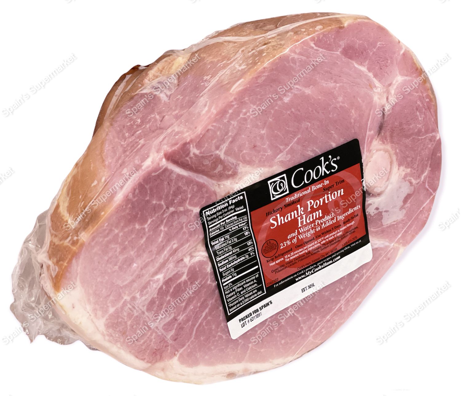 Cook's Half Hams (shank portion)