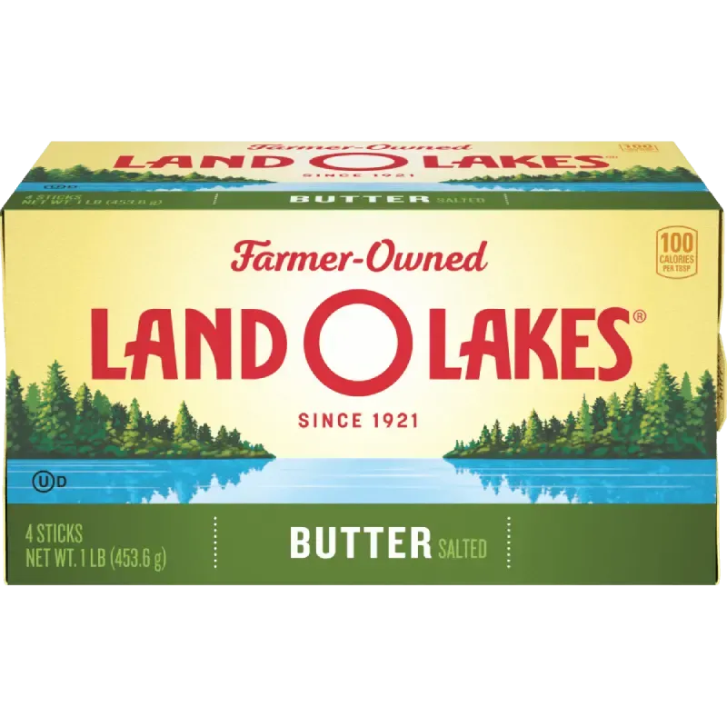 Land O Lakes Pure Butter, 16oz quarters