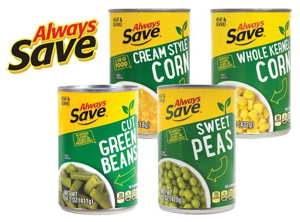 Always Save Canned Vegetables, 14oz