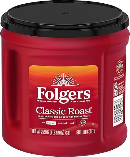 Folgers Classic Roast Coffee, 25oz