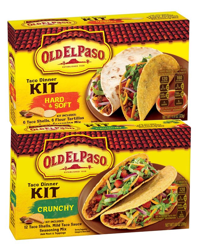 Old El Paso Dinner Kits, 8-13oz