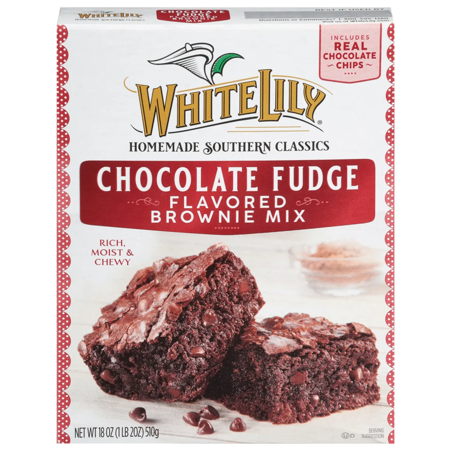 White Lily Brownie Mix, 18oz
