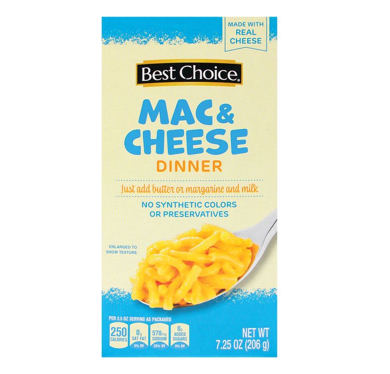 Best Choice Mac and Cheese, 7oz