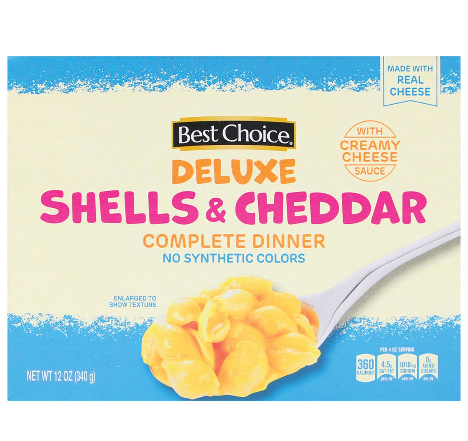 Best Choice Deluxe Shells and Cheddar, 12oz