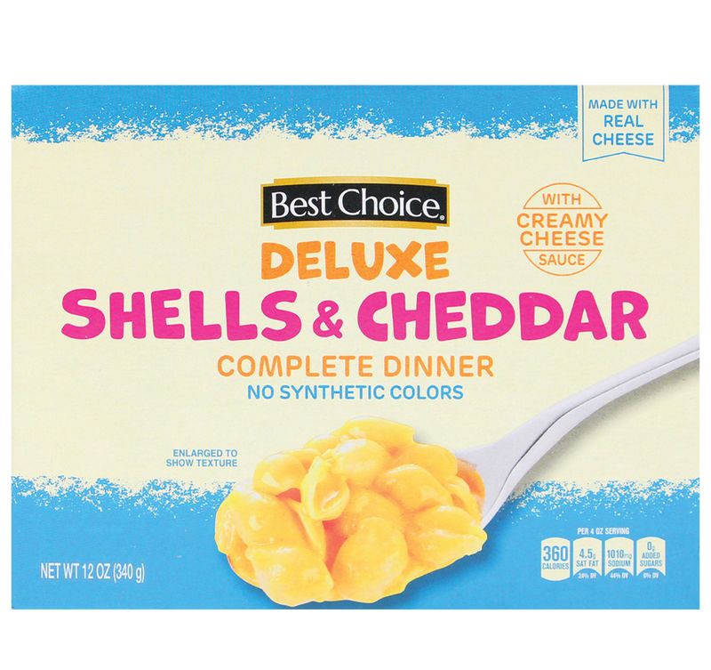 Best Choice Deluxe Shells and Cheddar, 12oz