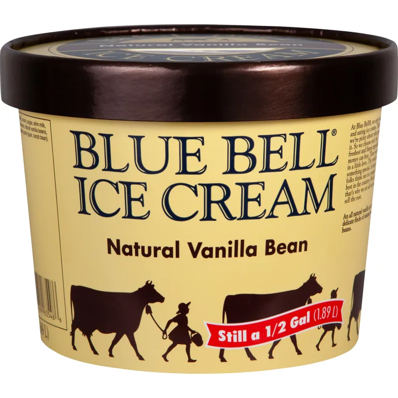 Blue Bell Ice Cream, 1/2 Gallon