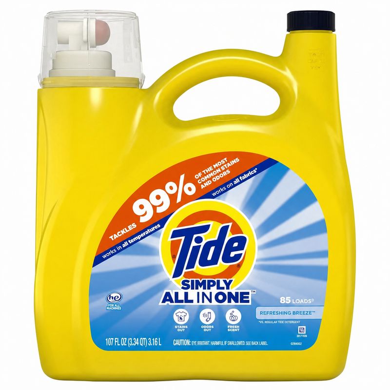 Tide Simply Laundry Detergent, 94 - 107oz