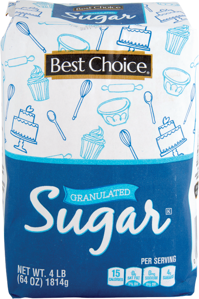 Best Choice Granulated Sugar, 4lb