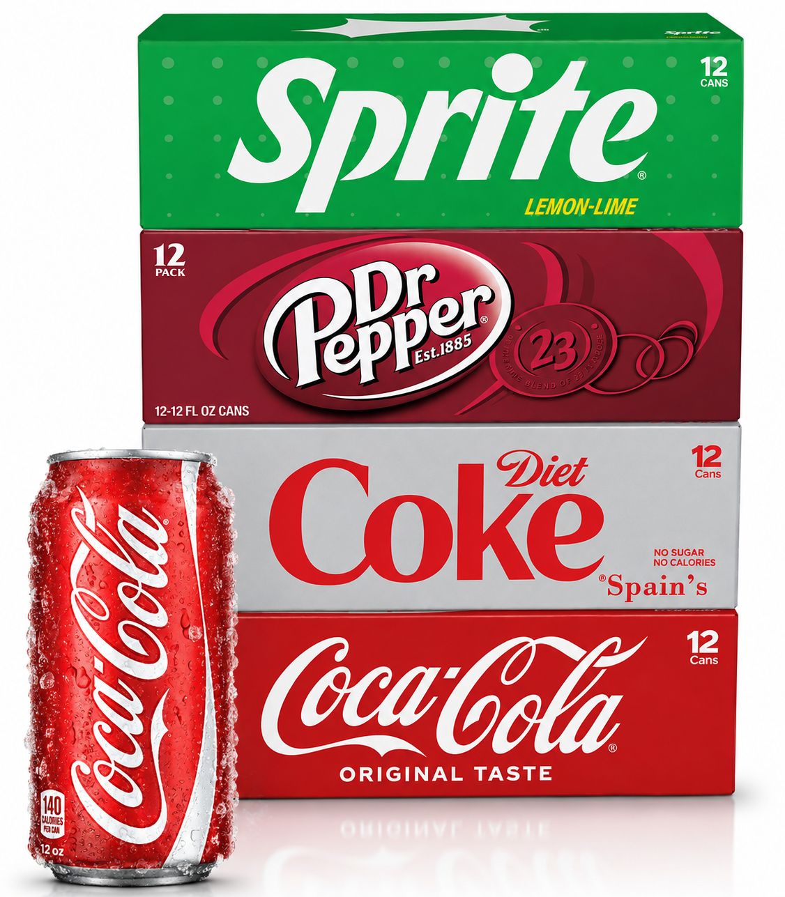 12-Pack Coke Products, 12oz Cans