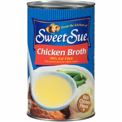Sweet Sue Chicken Broth, 14oz