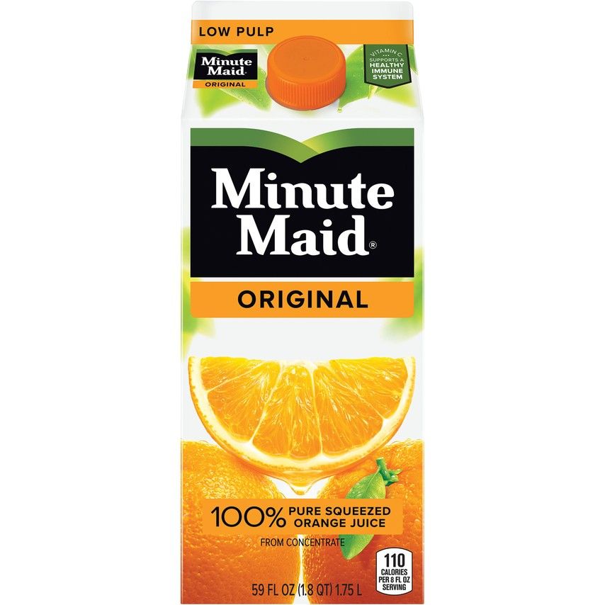 Minute maid Orange Juice, 59oz carton
