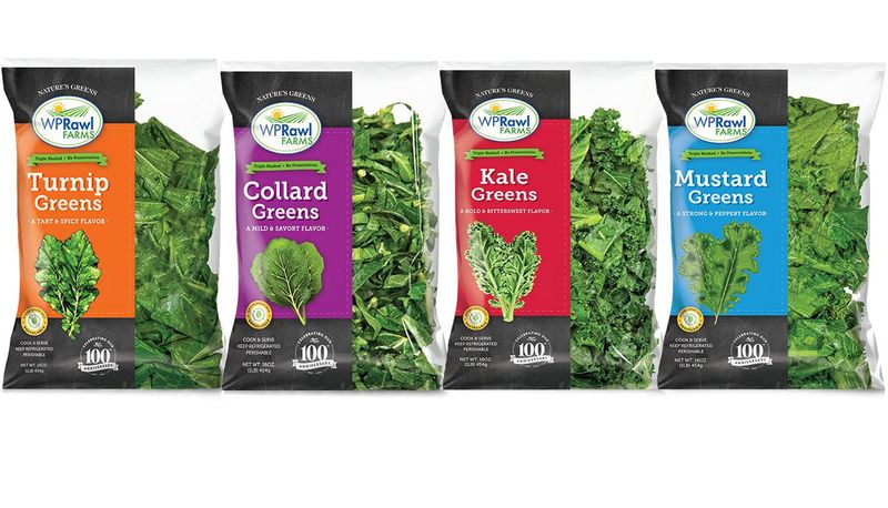 WP Rawl Farms Fresh Greens, 1lb bag