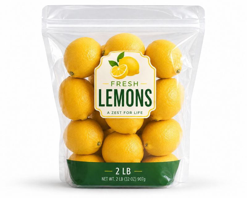 Fresh Sunkist Lemons, 2lb bag