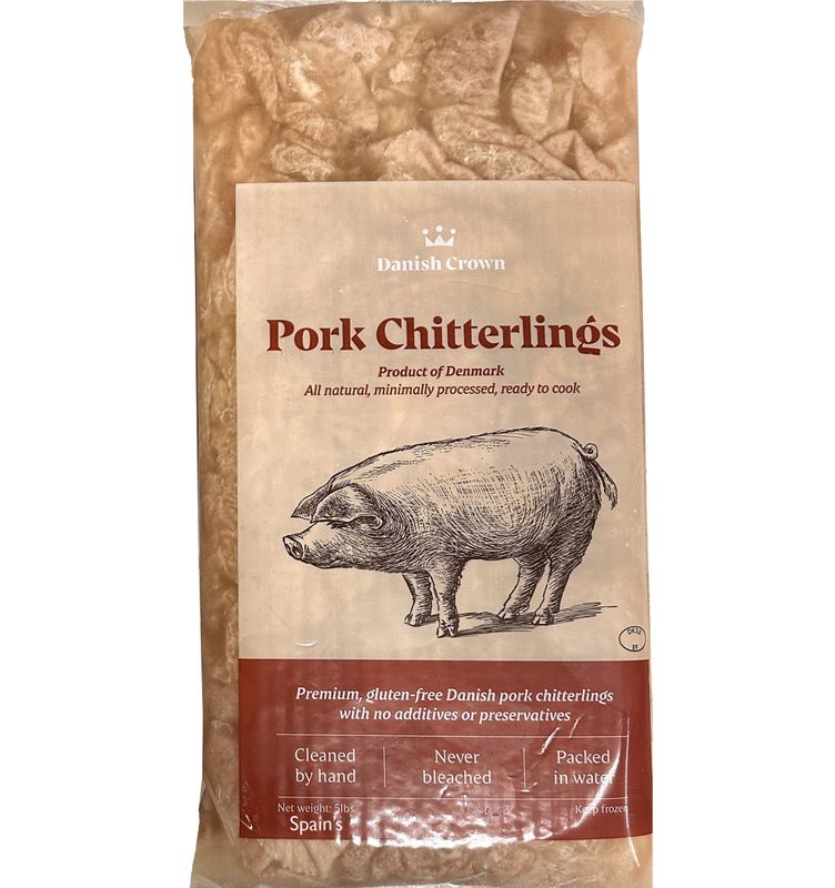 Danish Crown Premium Hand Cleaned Chitterlings, 5lb bag