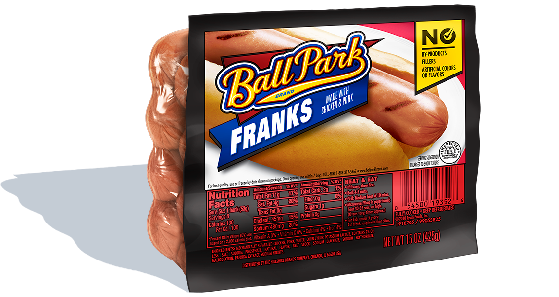 Ball Park Franks, 15oz regular or bun size