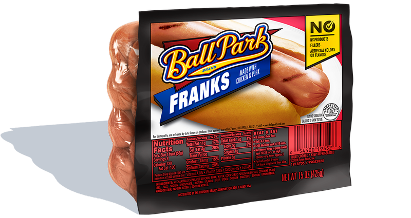 Ball Park Franks, 15oz regular or bun size