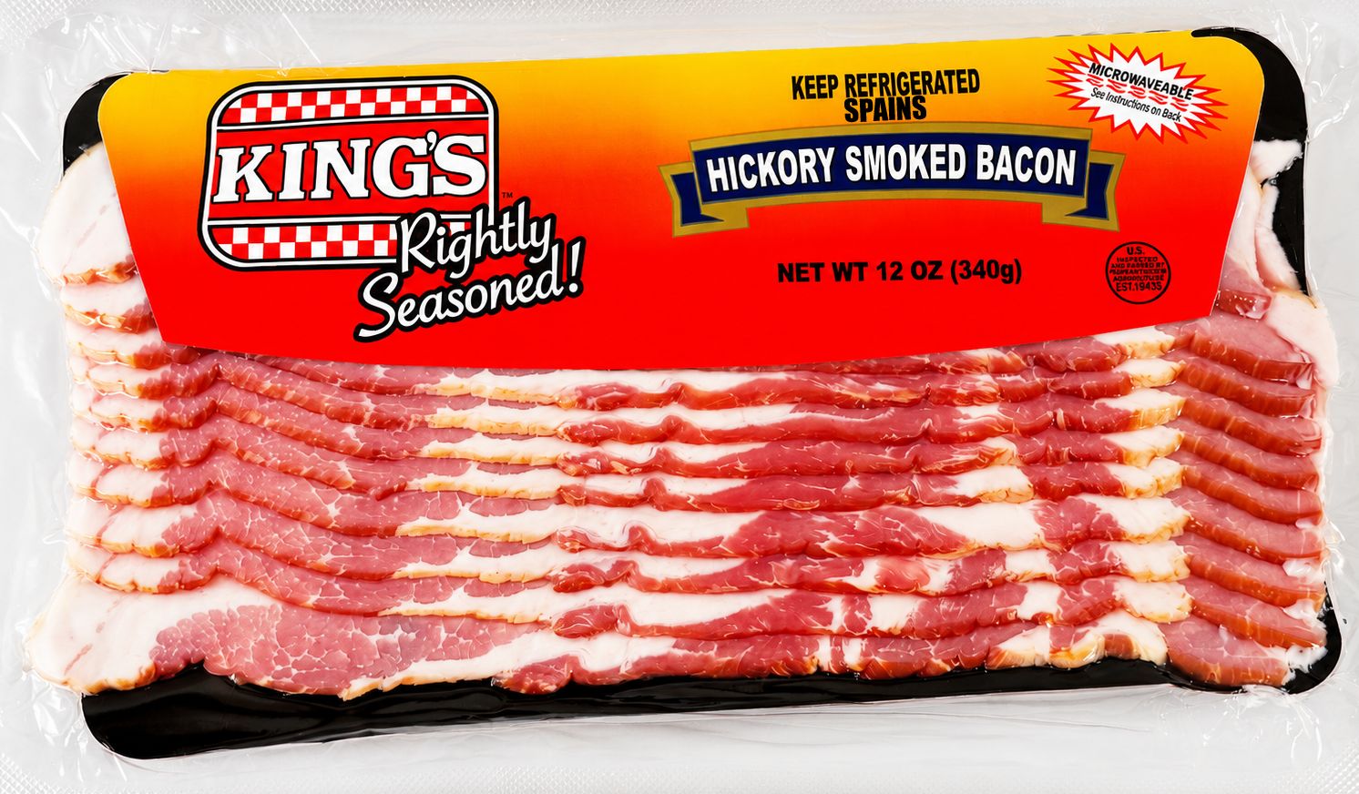King's Bacon, 12oz pkg