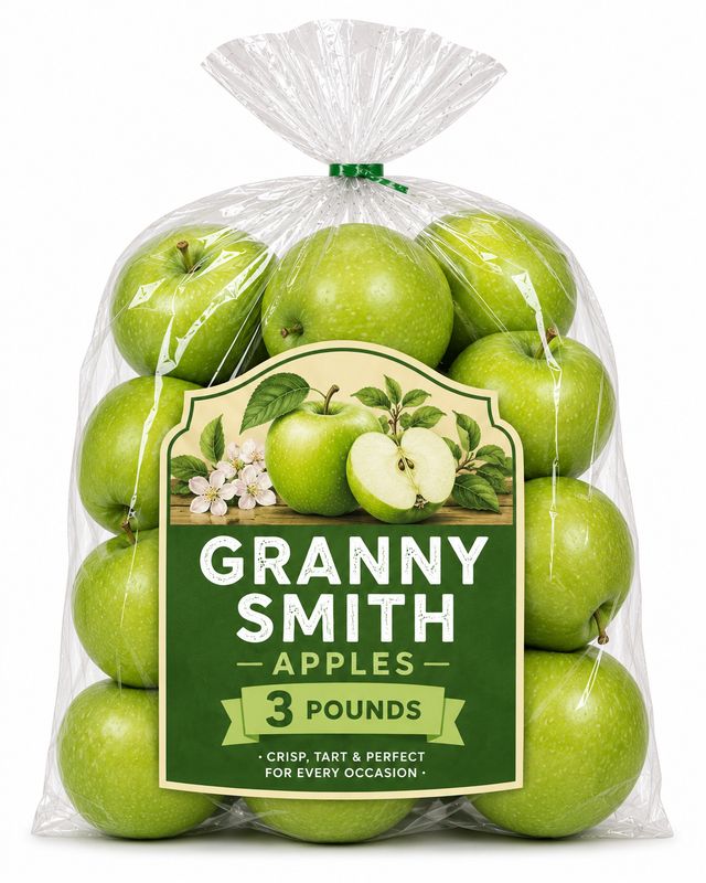 Fresh Granny Smith Apples, 3lb bag