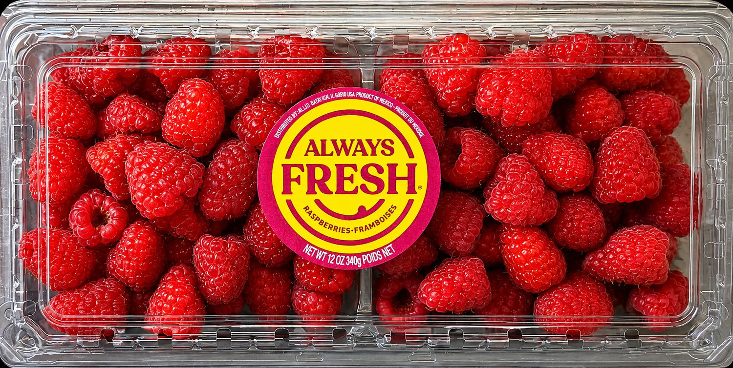 Fresh Raspberries, 12oz container