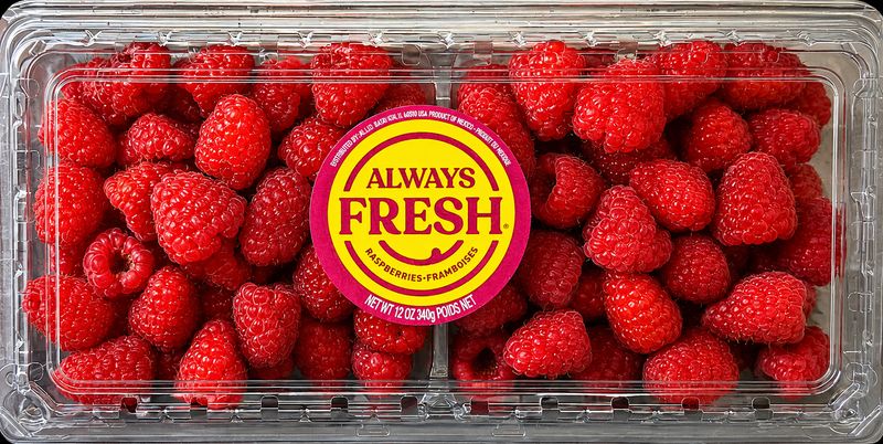 Fresh Raspberries, 12oz container