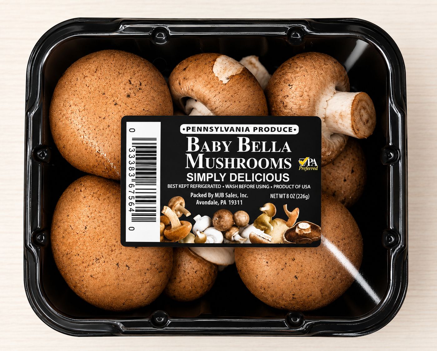 Baby Bella Whole Mushrooms