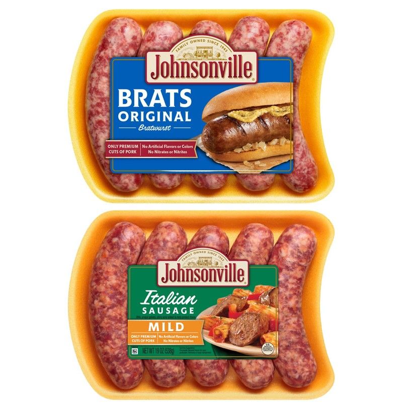 Johnsonville Fresh Brats or Italian Sausage, 19oz