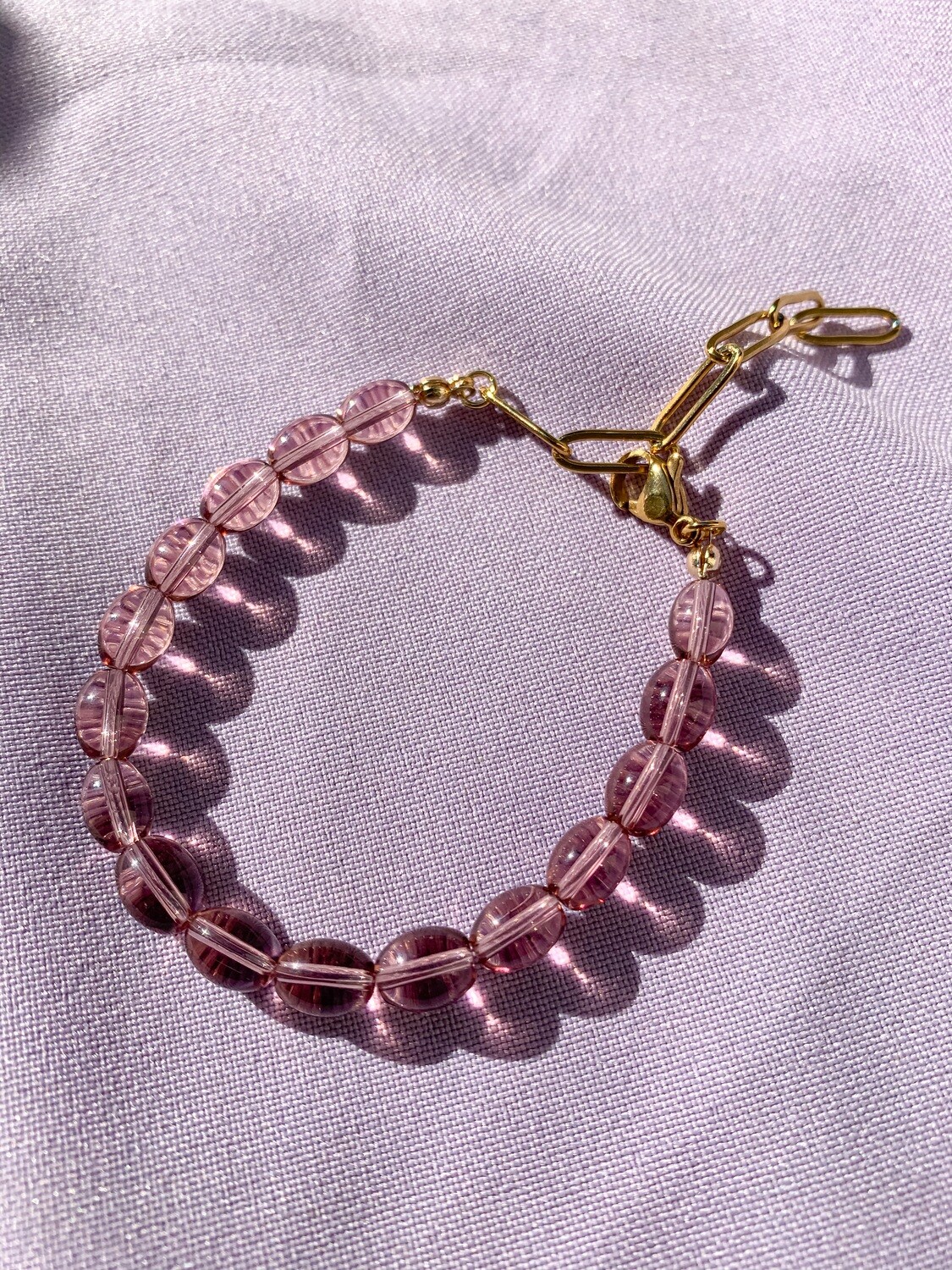 purple bracelet