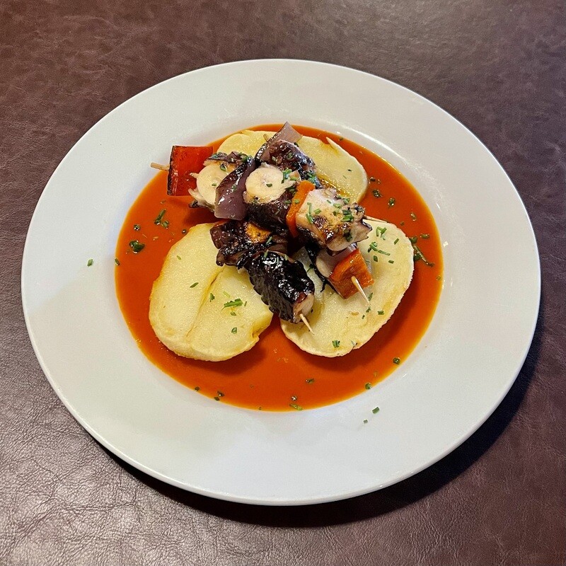 Anticucho de Pulpo