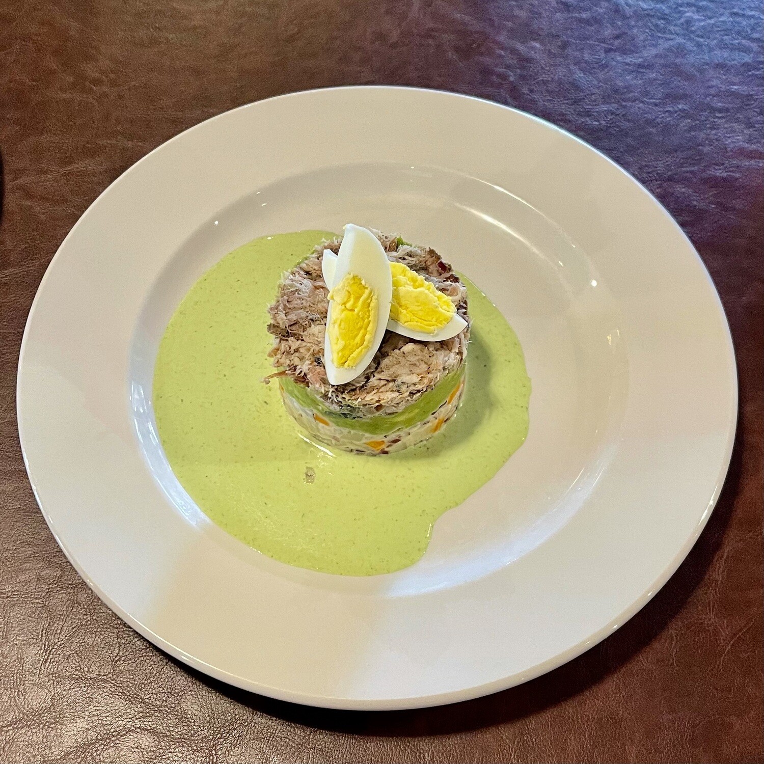 Timbal de pescado ahumado