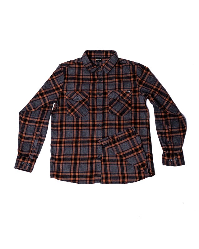 &quot;Turtle&quot; Button down flannel Shirt