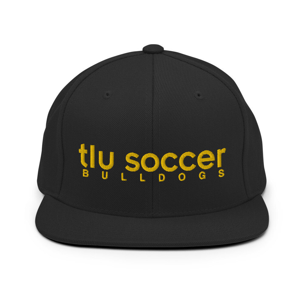 Snapback (Gold Stitching), Color: Black