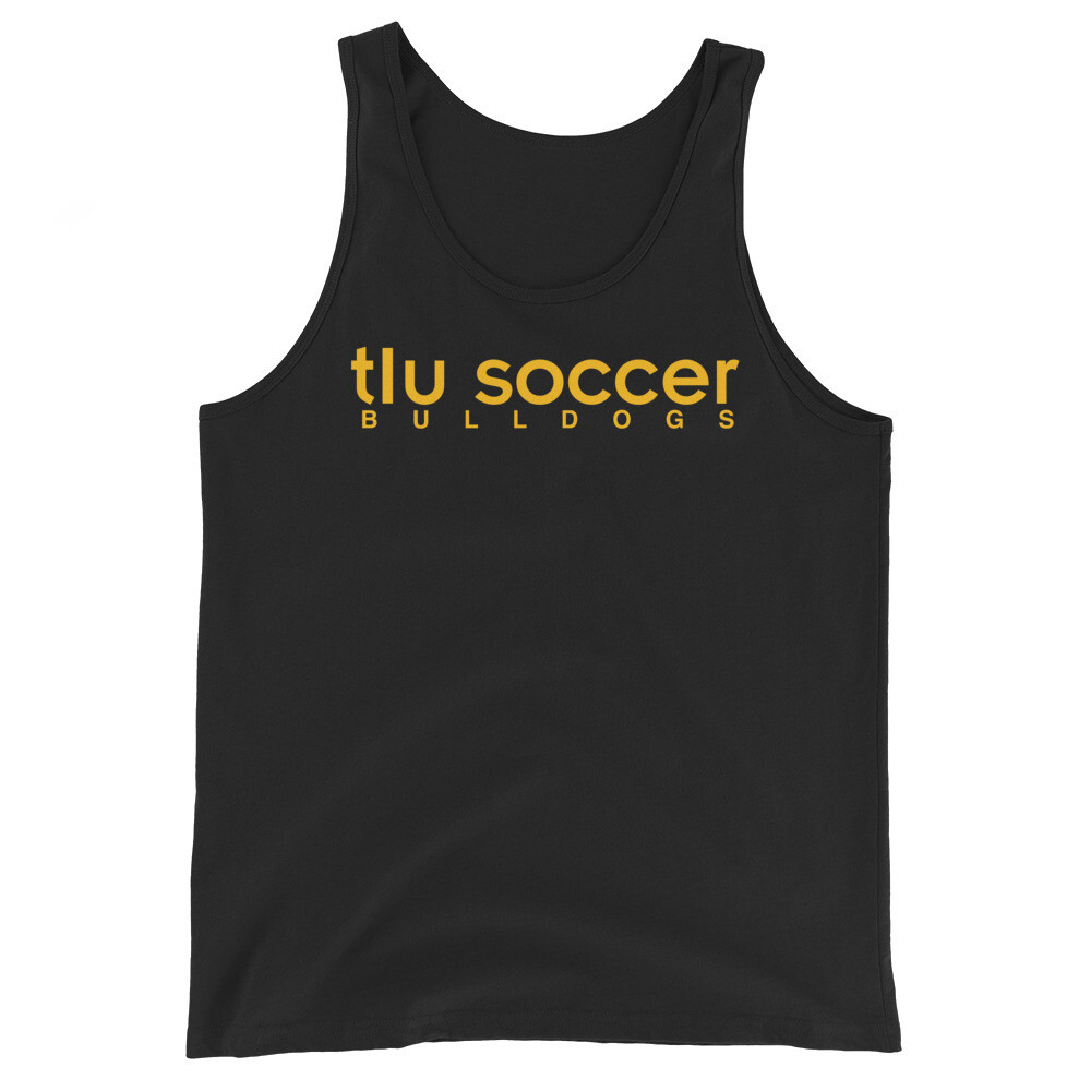 Tank Top (Gold Print), Color: Black, Size: XS