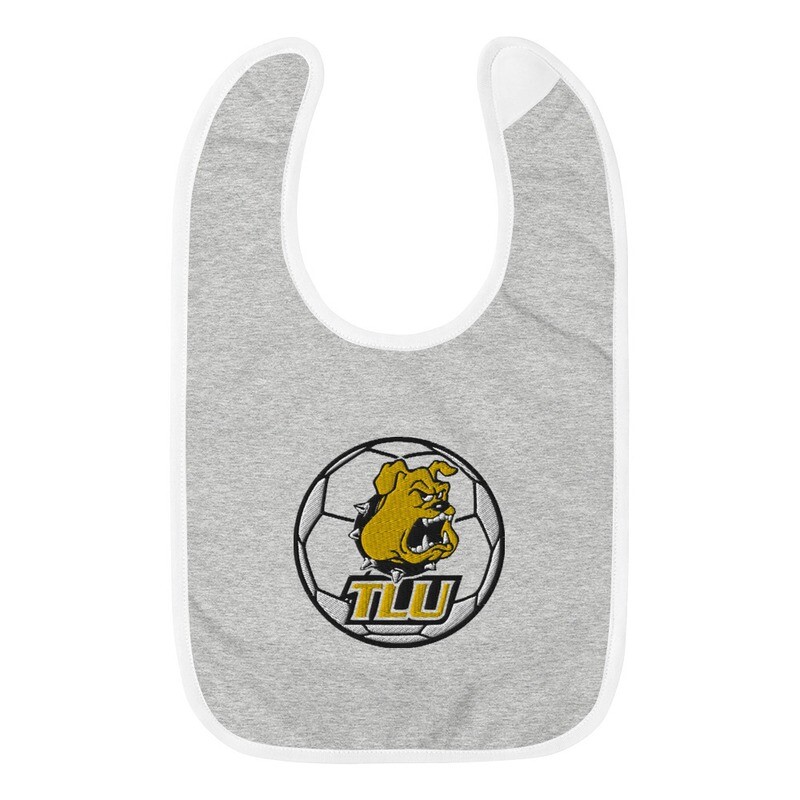 Embroidered Baby Bib (Bulldog)