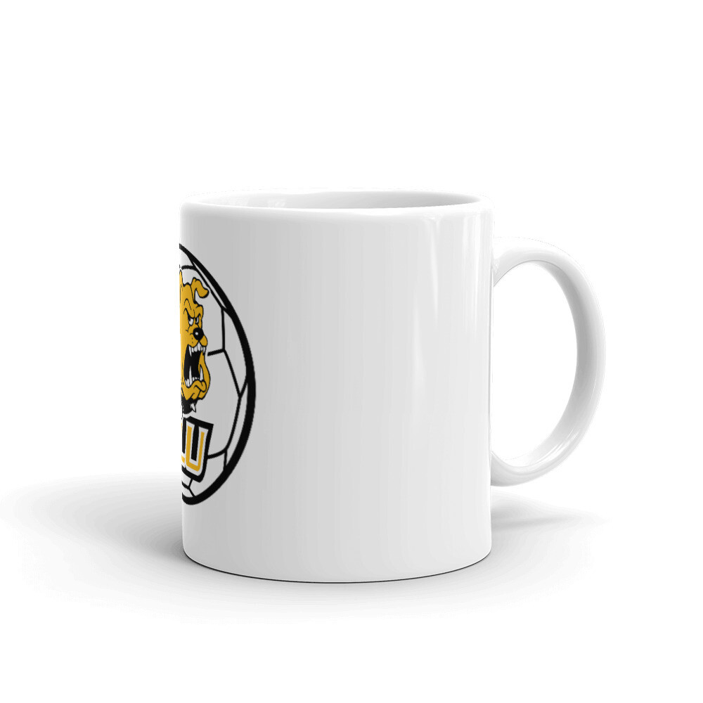 White Glossy Mug (Bulldog), Size: 11oz