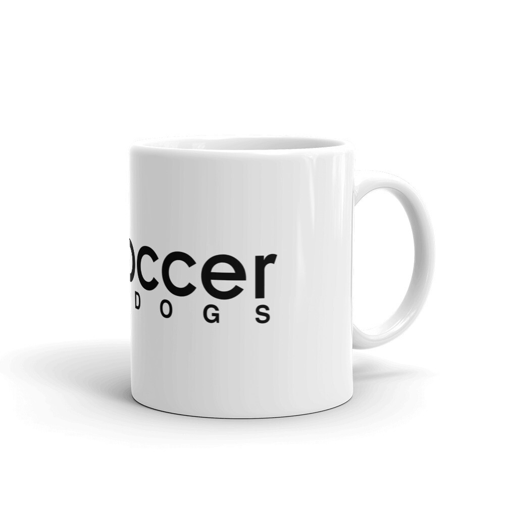 White Glossy Mug (Black Print), Size: 11oz