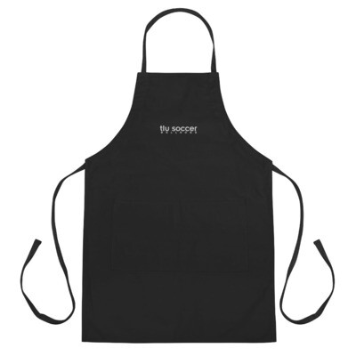 Embroidered Apron (White Stitching)