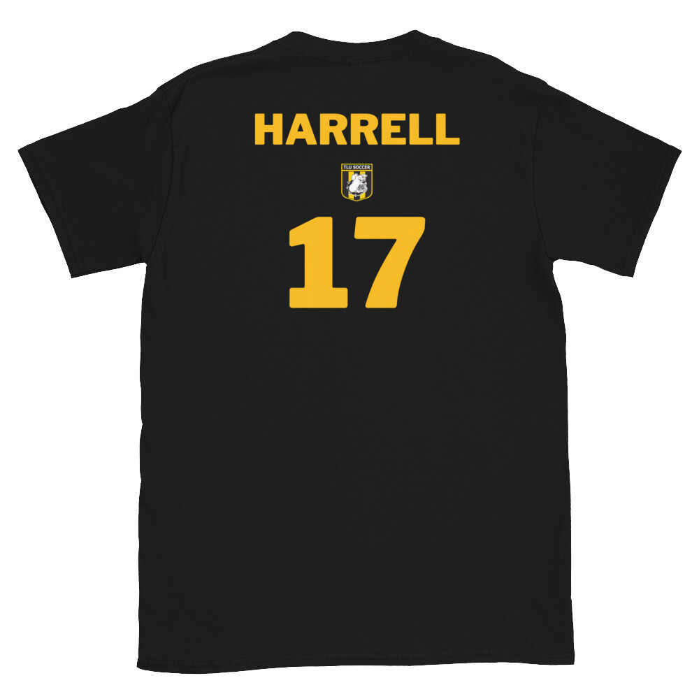Number 17 Harrell Short-Sleeve Unisex T-Shirt, Color: Black, Size: S