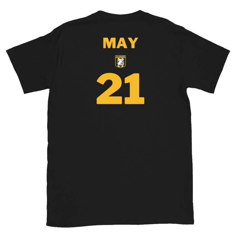 Number 21 May Short-Sleeve Unisex T-Shirt, Color: Black, Size: S